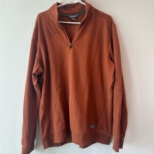 Eddie Bauer pullover orange $23